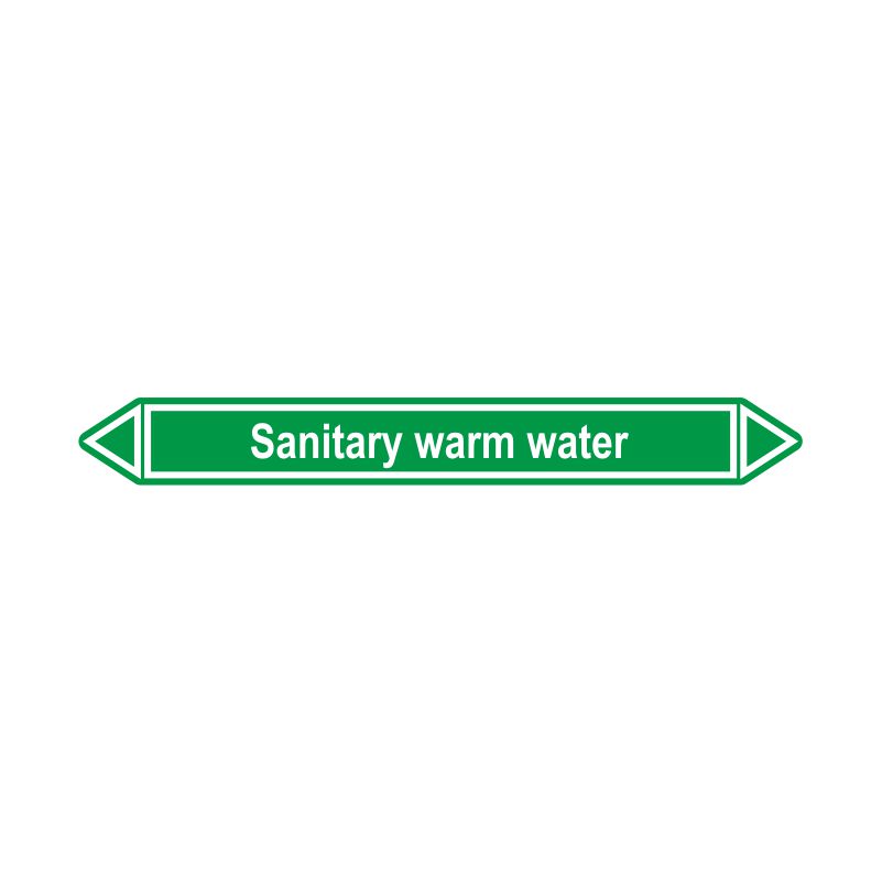 Leidingmerker Sanitair warm water