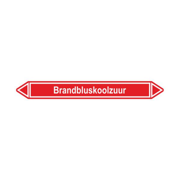 Leidingmerker Brandbluskoolzuur