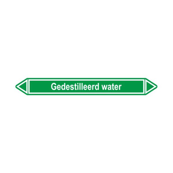 Leidingmerker Gedestilleerd water