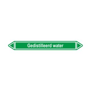 Leidingmerker Gedistilleerd water