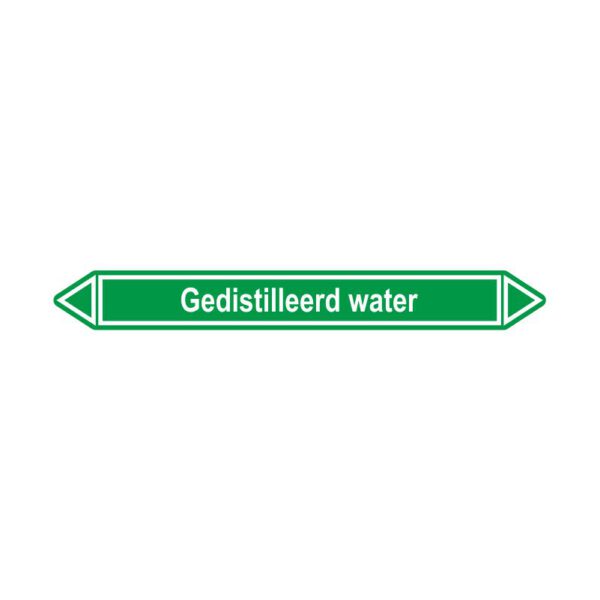 Leidingmerker Gedistilleerd water