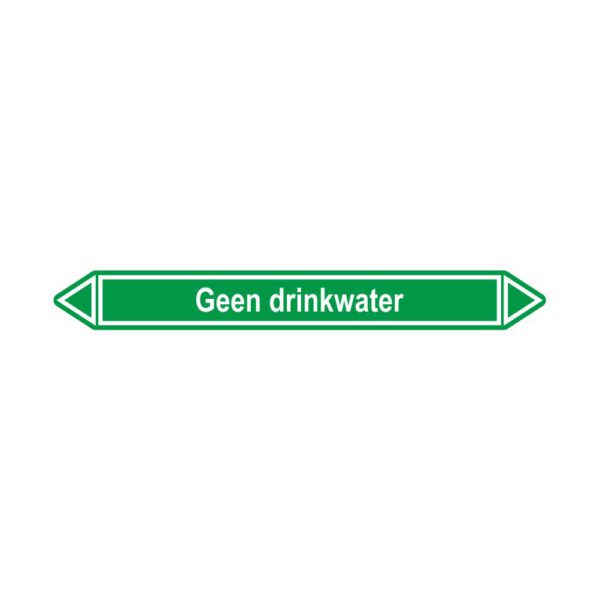 Leidingmerker Geen drinkwater