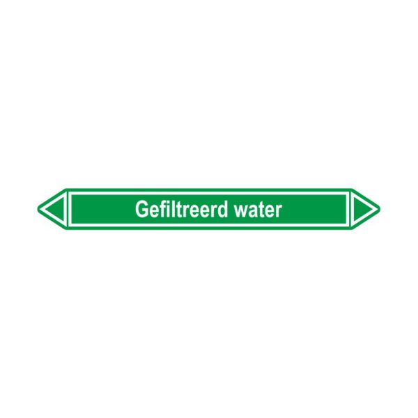 Leidingmerker Gefiltreerd water