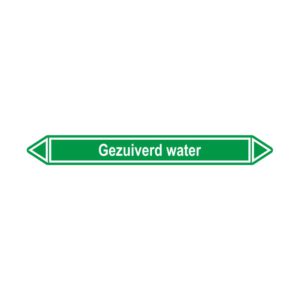 Leidingmerker Gezuiverd water