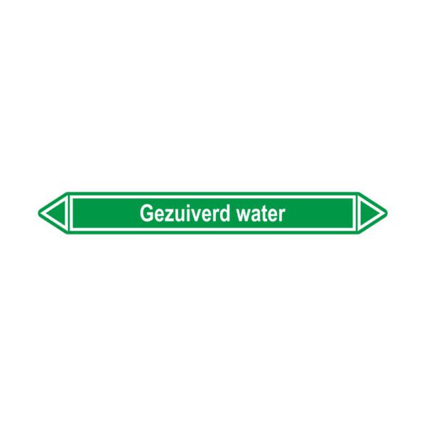 Leidingmerker Gezuiverd water