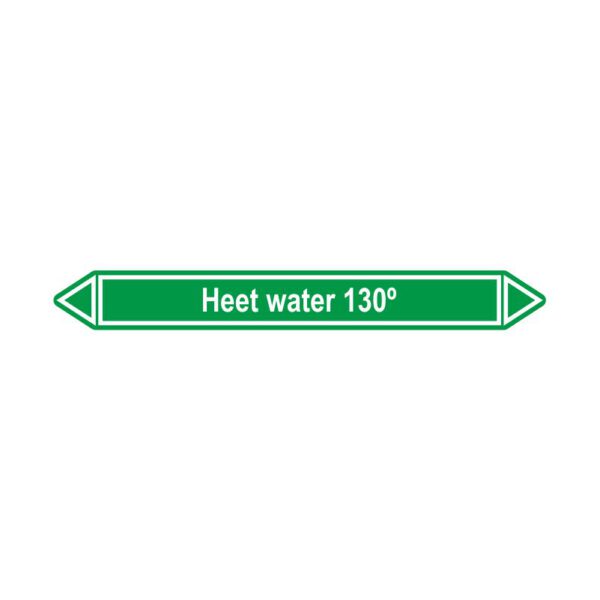 Leidingmerker Heet water 130°