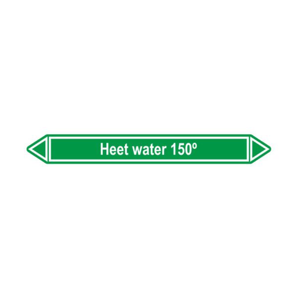 Leidingmerker Heet water 150°