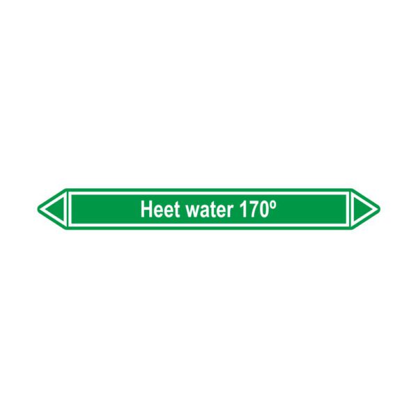 Leidingmerker Heet water 170°