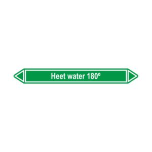 Leidingmerker Heet water 180°