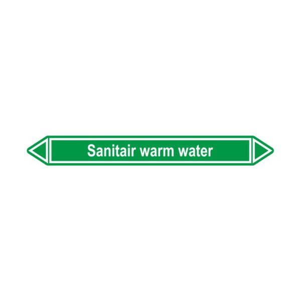 Leidingmerker Sanitair warm water