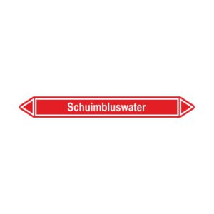 Leidingmerker Schuimbluswater