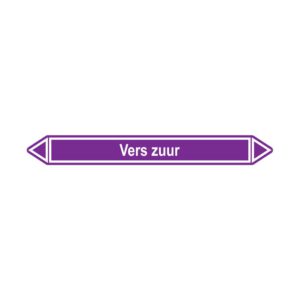 Leidingmerker Vers zuur