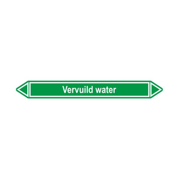 Leidingmerker Vervuild water