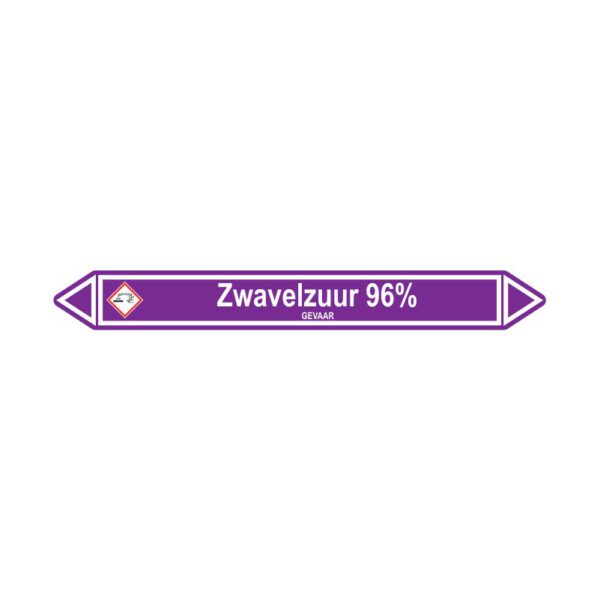 Leidingmerker Zwavelzuur 96%