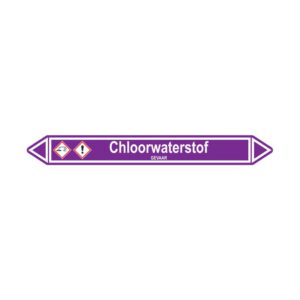 Leidingmerker Chloorwaterstof