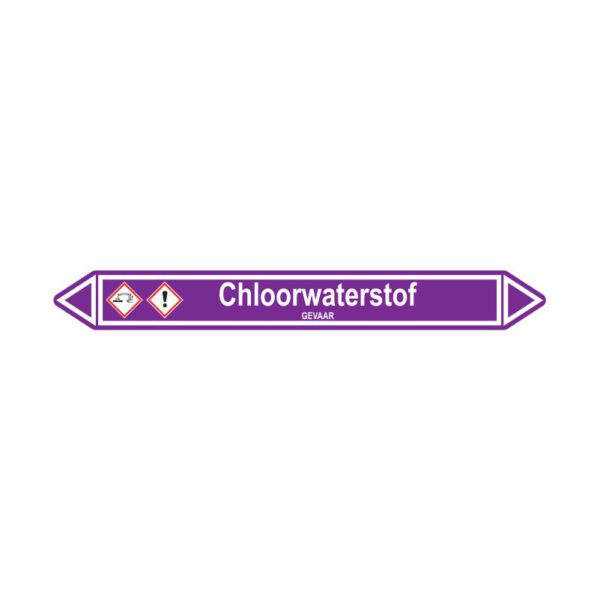 Leidingmerker Chloorwaterstof